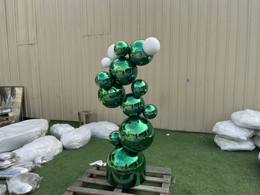 Stainless Steel Spherical Sculpture