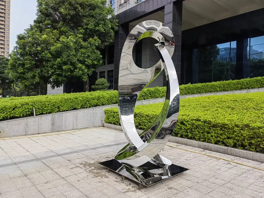 Stainless Steel Abstract Sculptures (12)