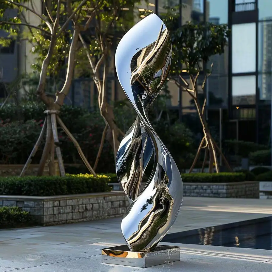Stainless Steel Abstract Sculpture