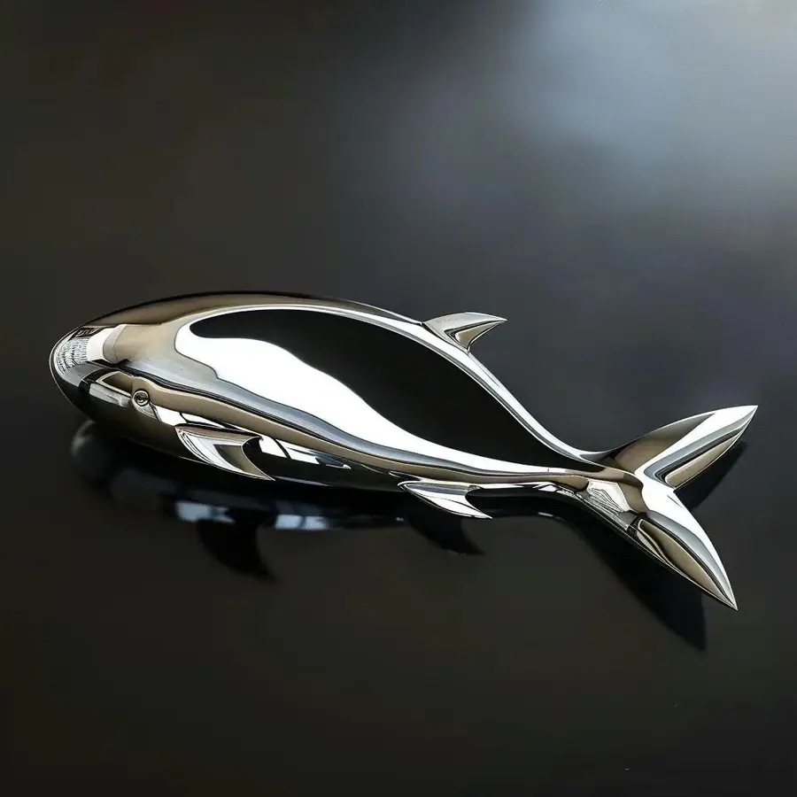 Metal Shark Sculpture