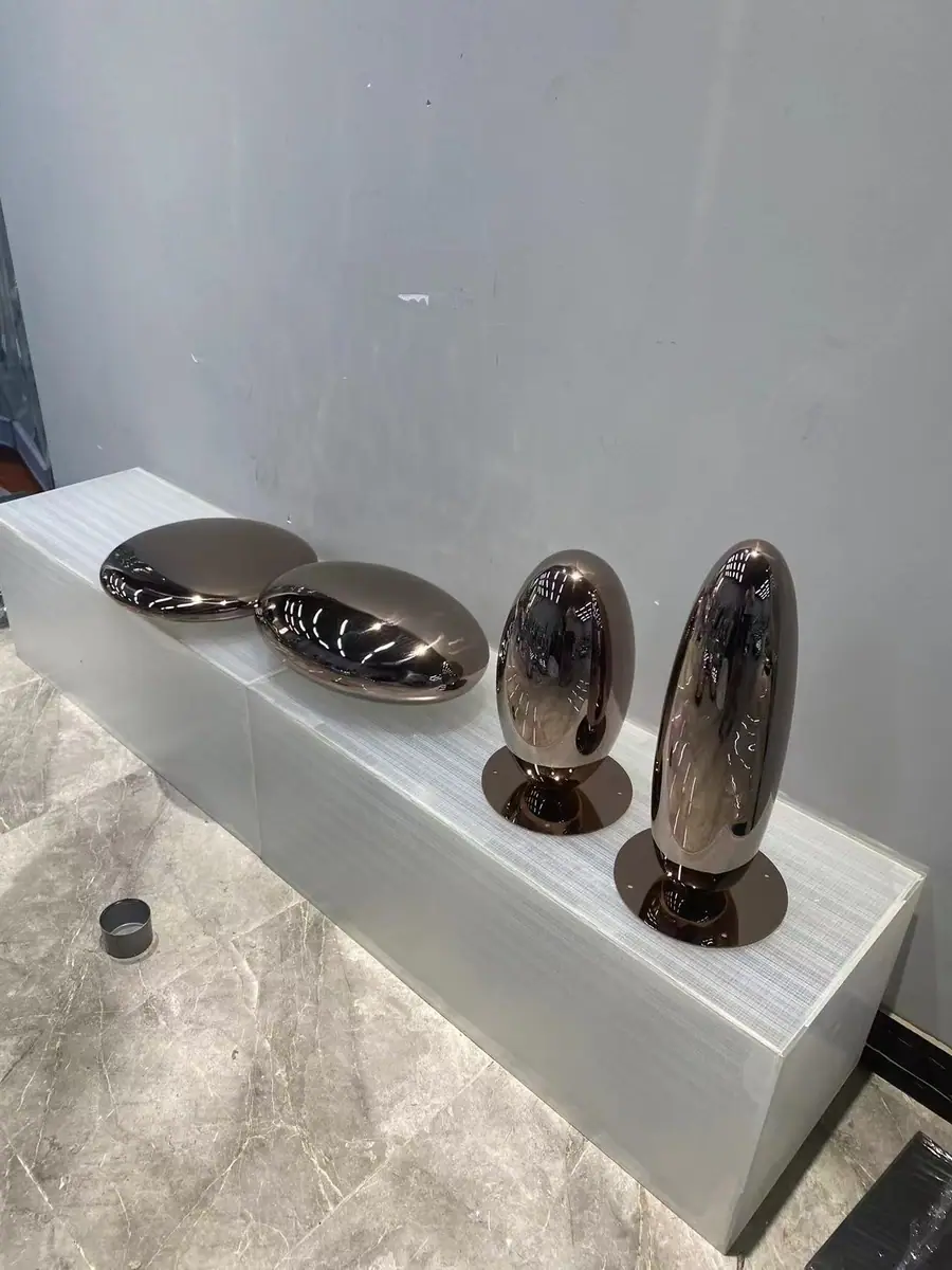 Stainless Steel Pebble Ornament