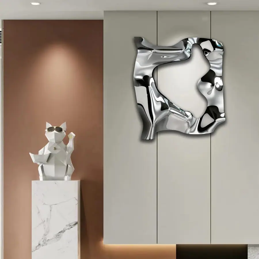 stainless steel wall art