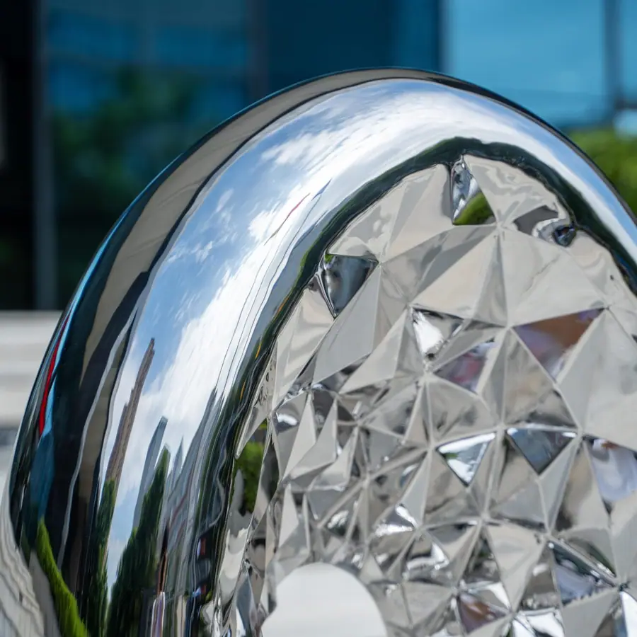 Stainless Steel Abstract Sculpture