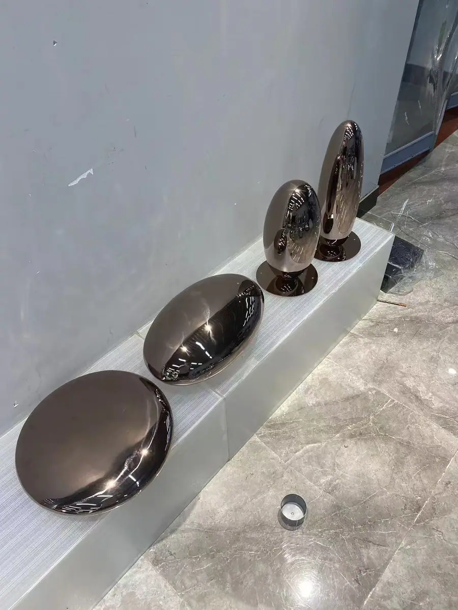 Stainless Steel Pebble Ornament