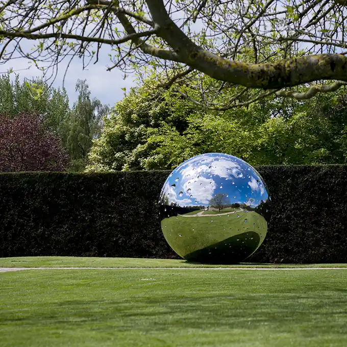 Stainless Steel Spherical Sculpture