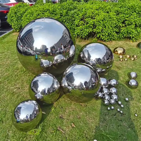 How to match stainless steel garden decorative balls
