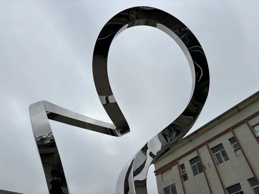 large metal sculpture