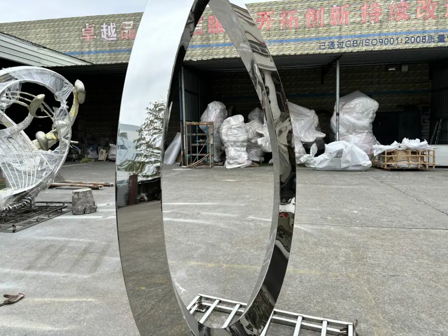 large metal sculpture