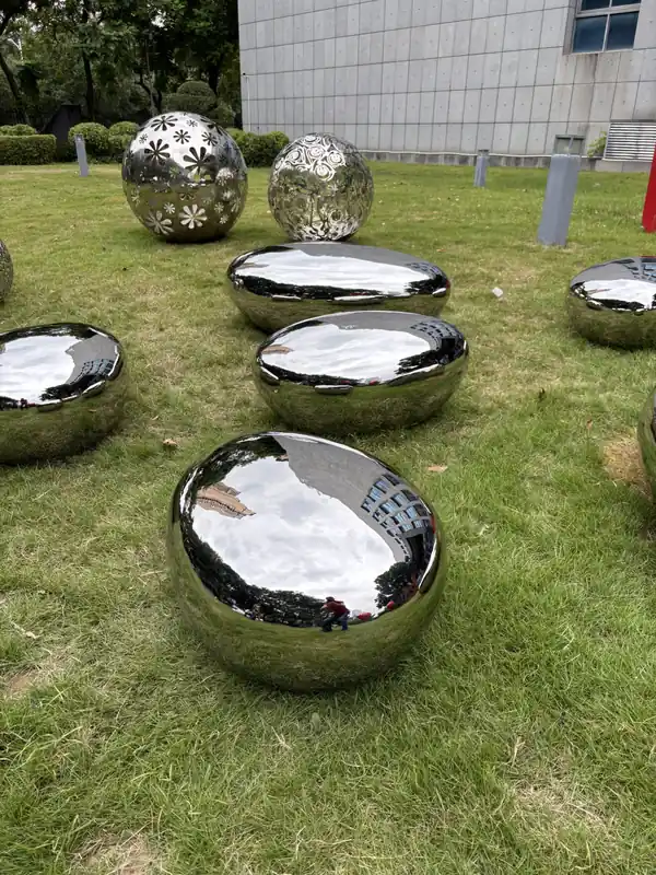 Stainless Steel Stone Sculptures
