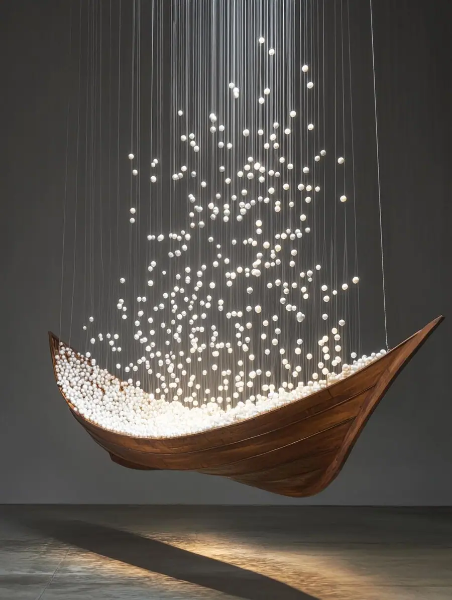 Boat-shaped decorations