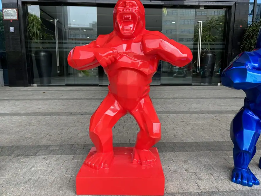 Fiberglass steel sculpture artwork