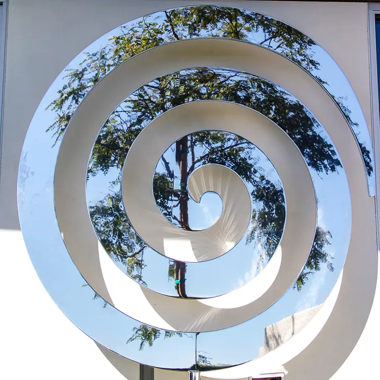Stainless Steel Spiral Sculpture
