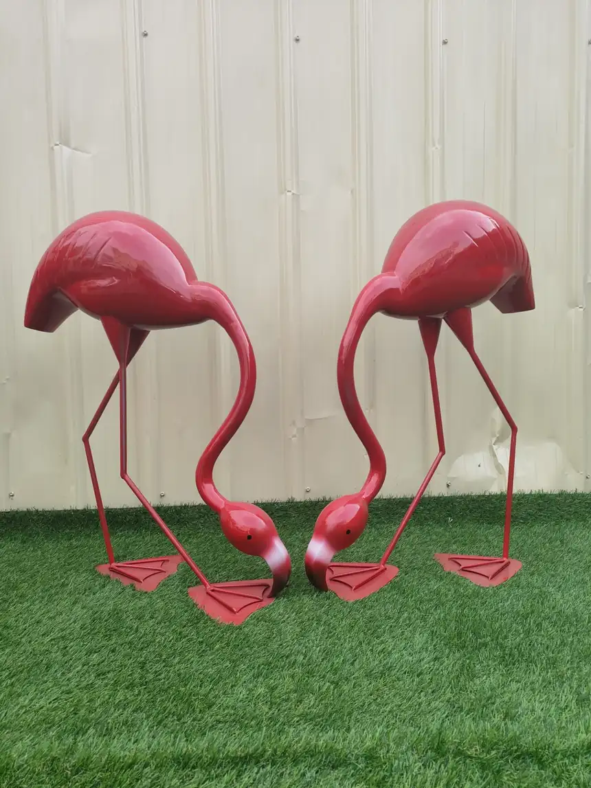 Stainless Steel Flamingo
