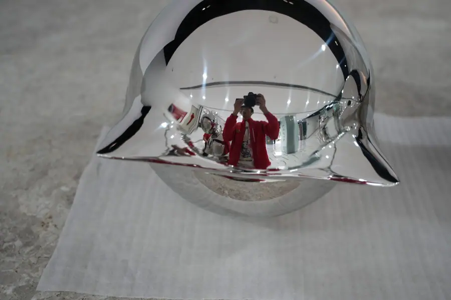 stainless steel sphere artworks