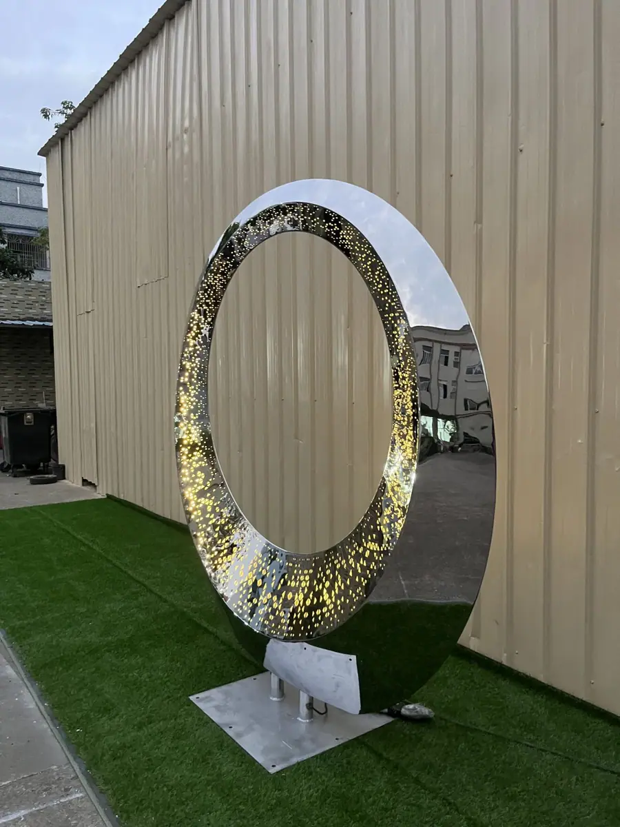 Stainless Steel Circle Sculpture
