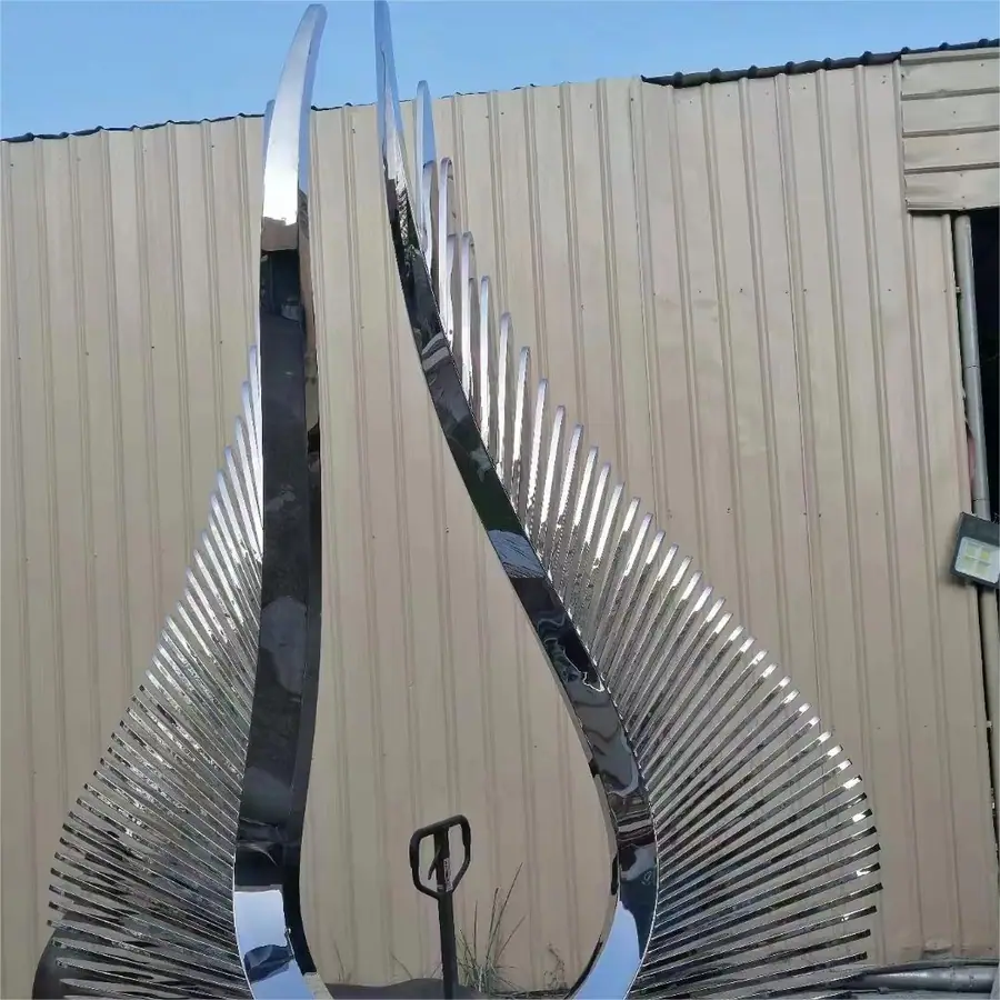 Stainless Steel Abstract Sculpture (2)