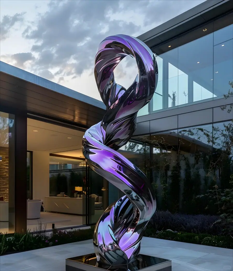 How to enhance the visual impact of stainless steel sculpture through innovative design