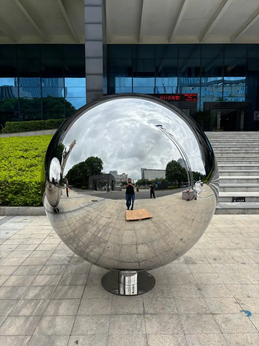 mirror stainless steel sphere
