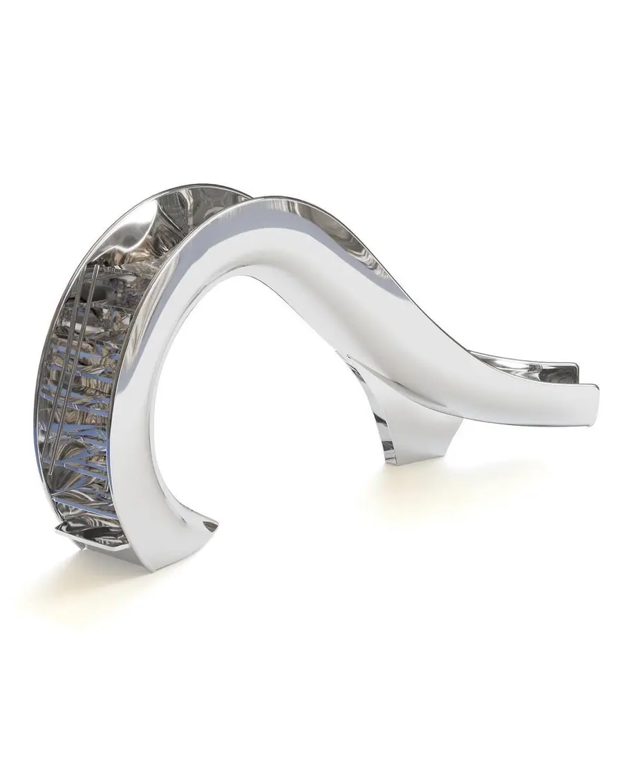 Luxury Stainless Steel Pool Slide