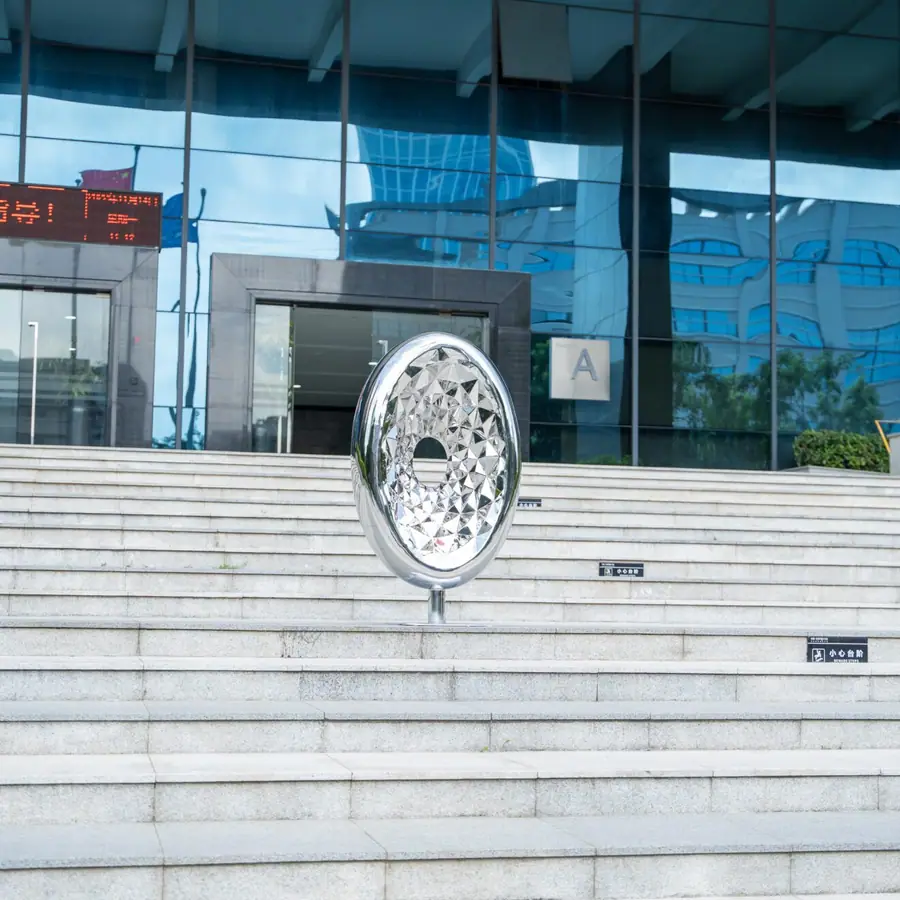 Stainless Steel Abstract Sculpture