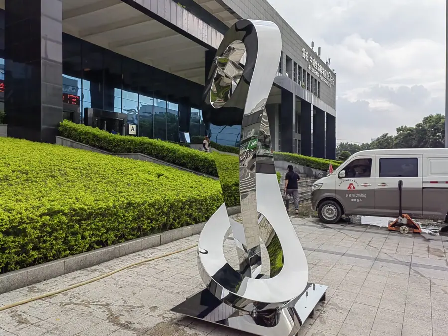 Stainless Steel Abstract Sculptures (7)
