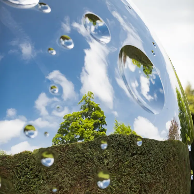 Stainless Steel Spherical Sculpture