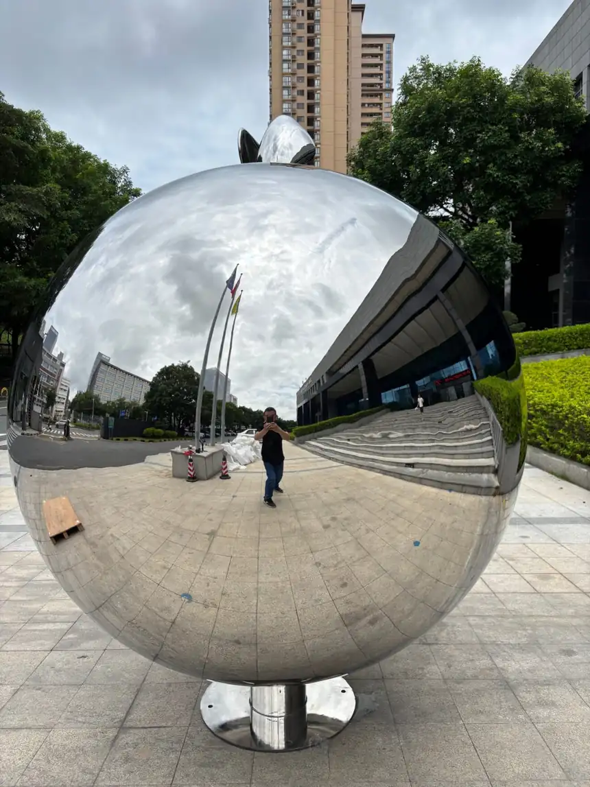 mirror stainless steel sphere