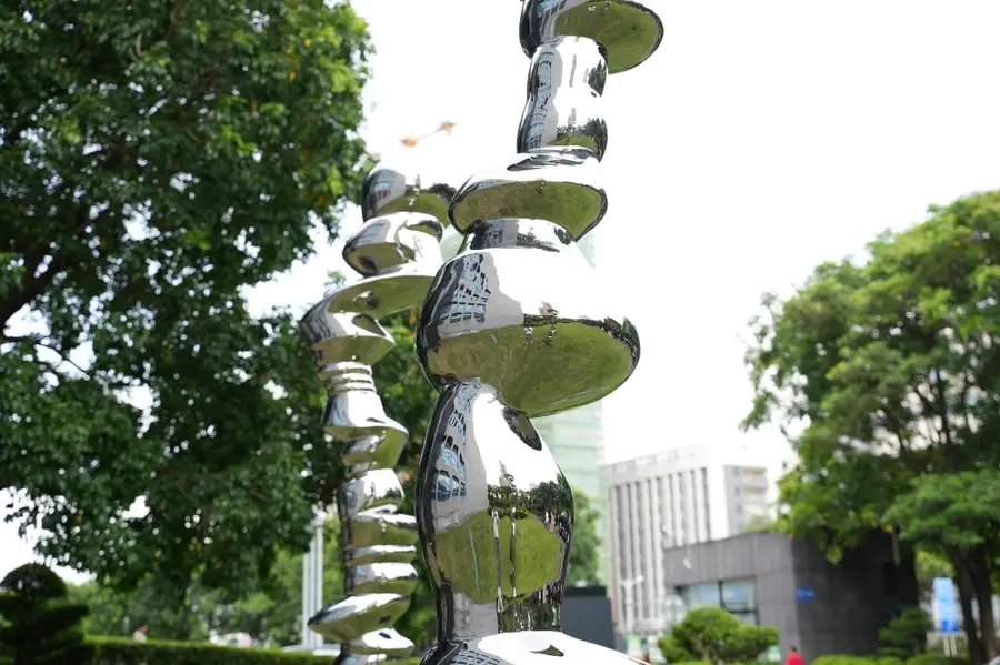 Metal Sculpture Installation
