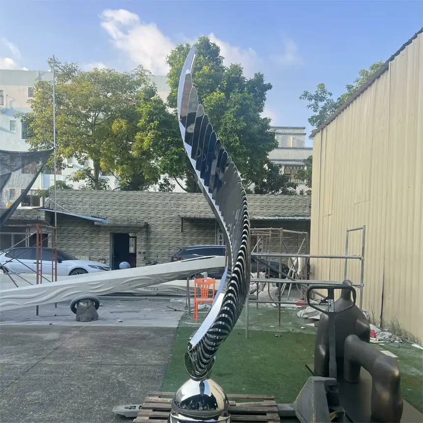 Stainless Steel Abstract Sculpture (5)