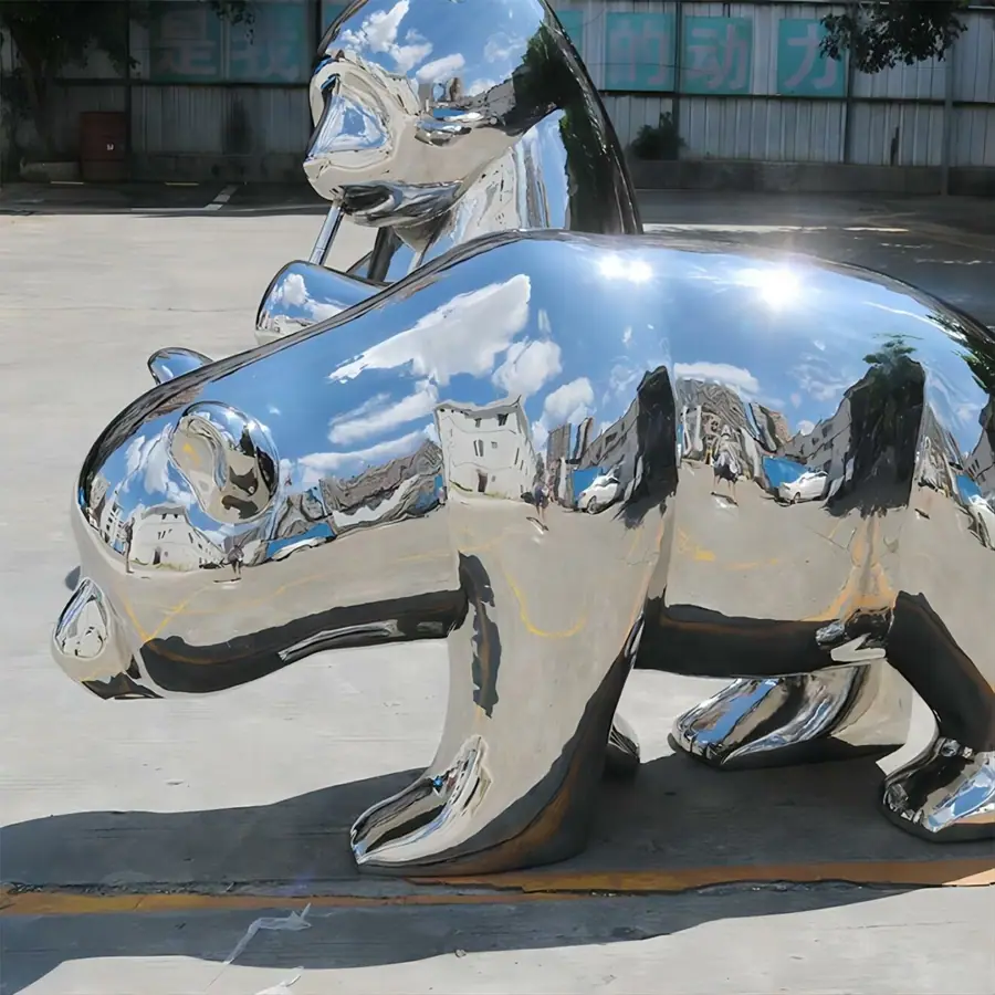 Chinese panda sculpture