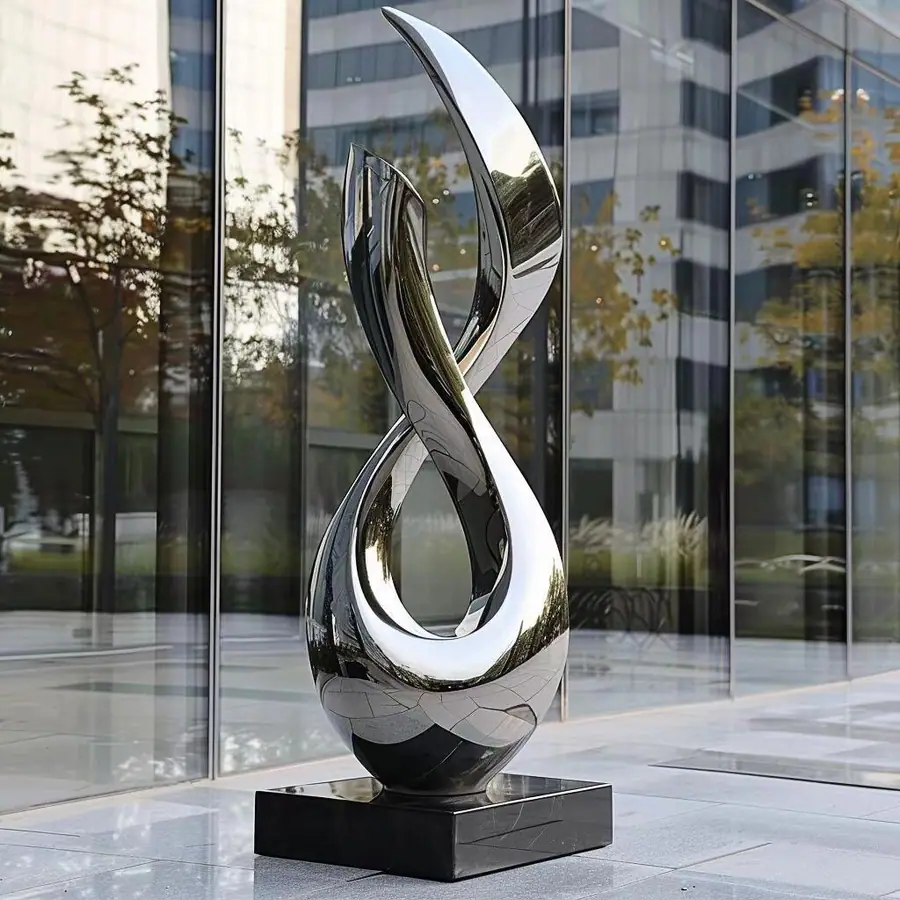 Stainless Steel Abstract Sculpture