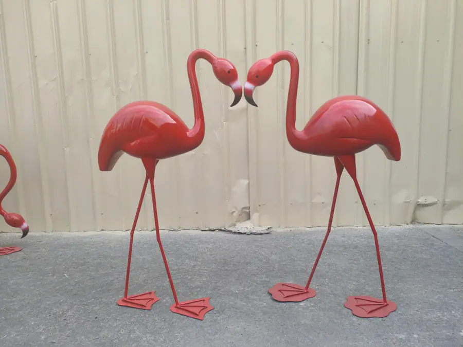 Stainless Steel Flamingo