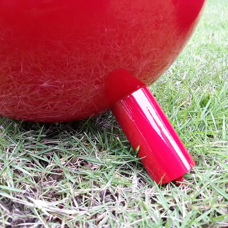 Stainless steel coloured ball