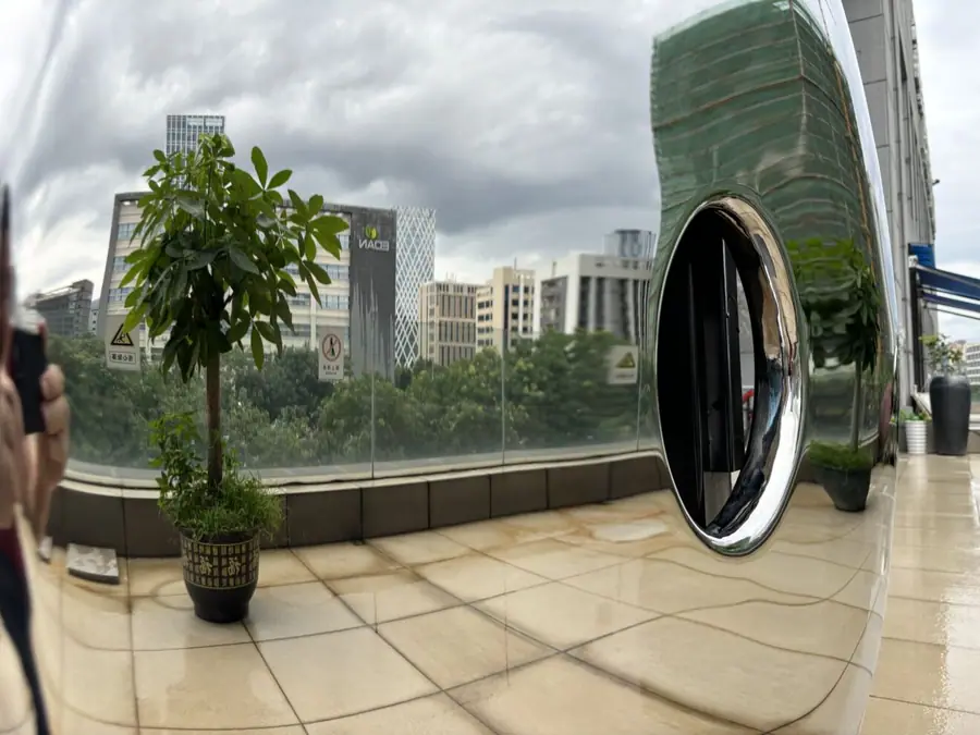 Mirrored Sculptural Artwork