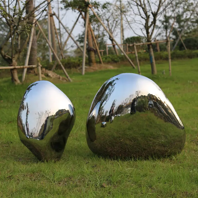 stainless steel polished egg