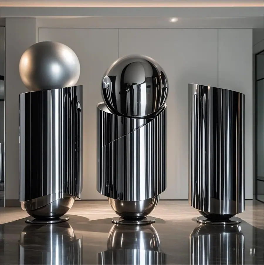 The Unique Charm of Stainless Steel Sculpture in Hotel Design