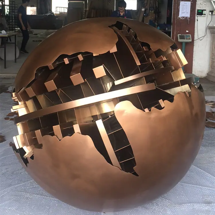 Stainless Steel Sphere Sculpture