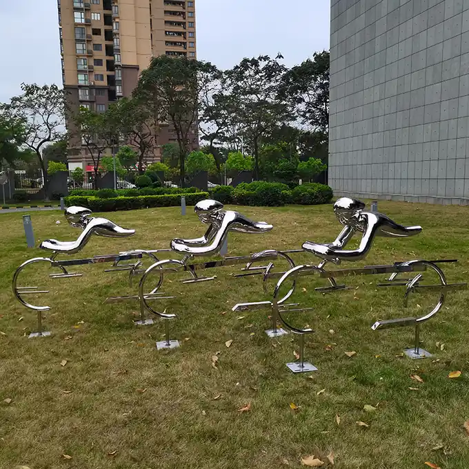 Abstract Bicycle Sculpture