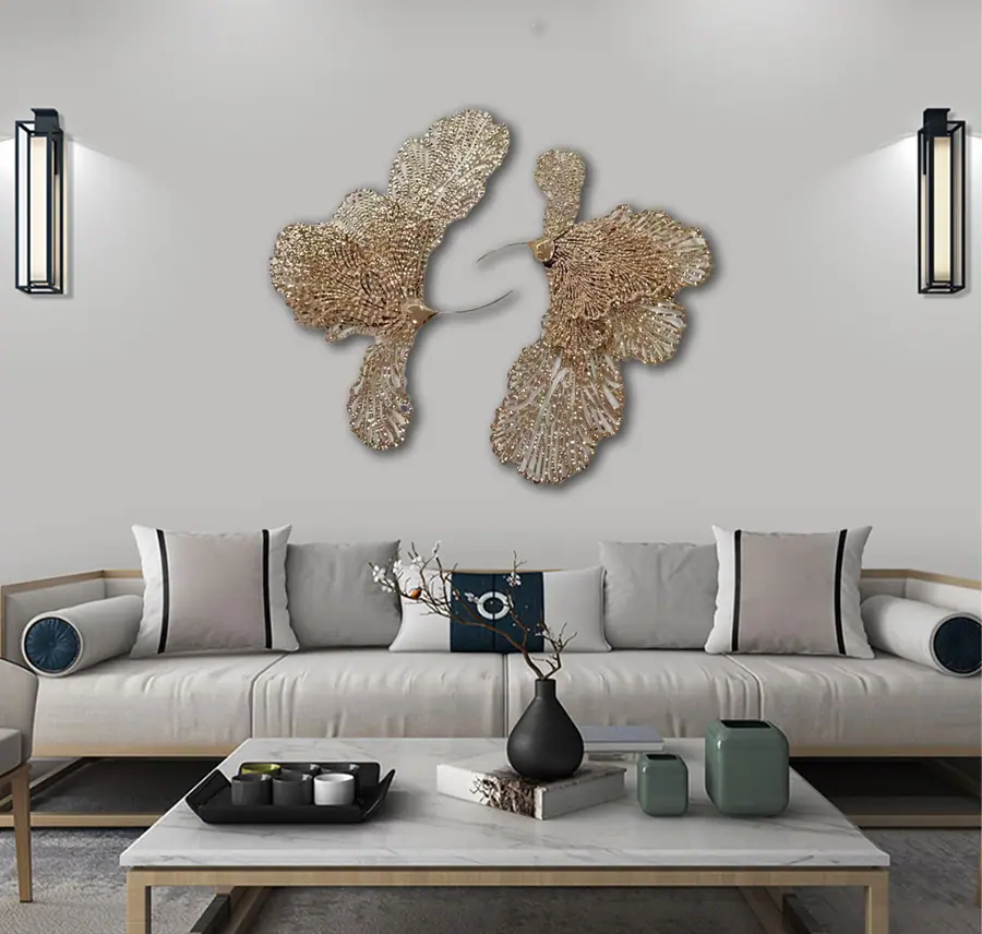 Sparkling Metal Wall Decoration