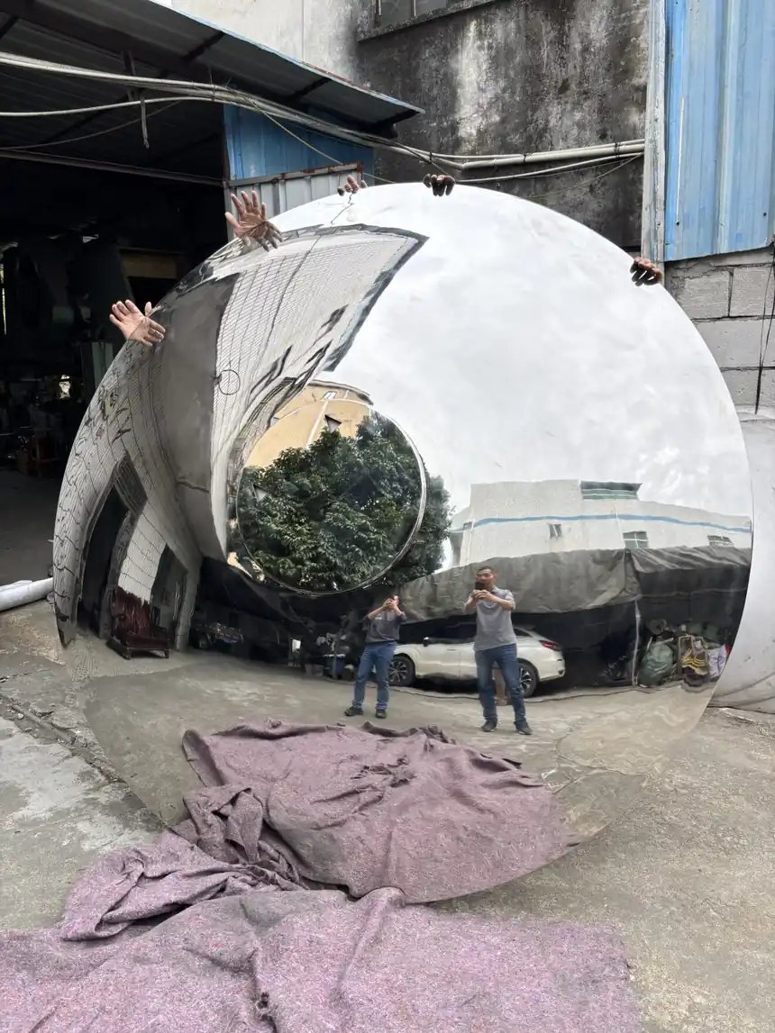 a 2-meter-diameter concave mirror