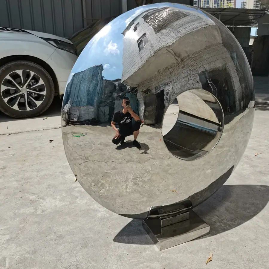 Stainless steel mirror sculpture China’s most powerful customization factory