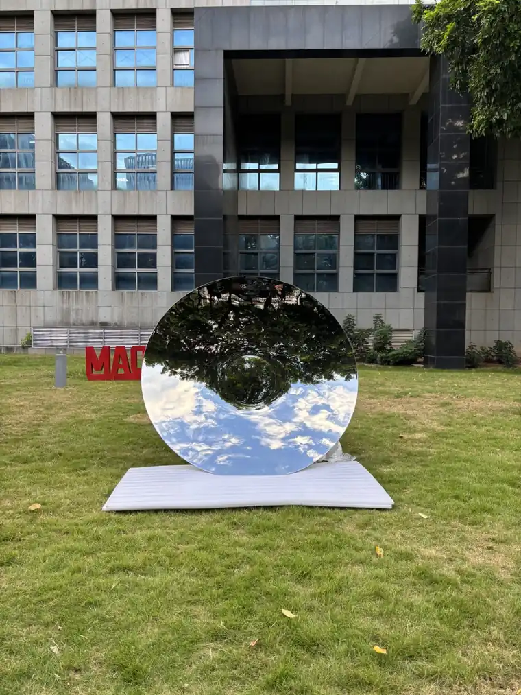 a 2-meter-diameter concave mirror