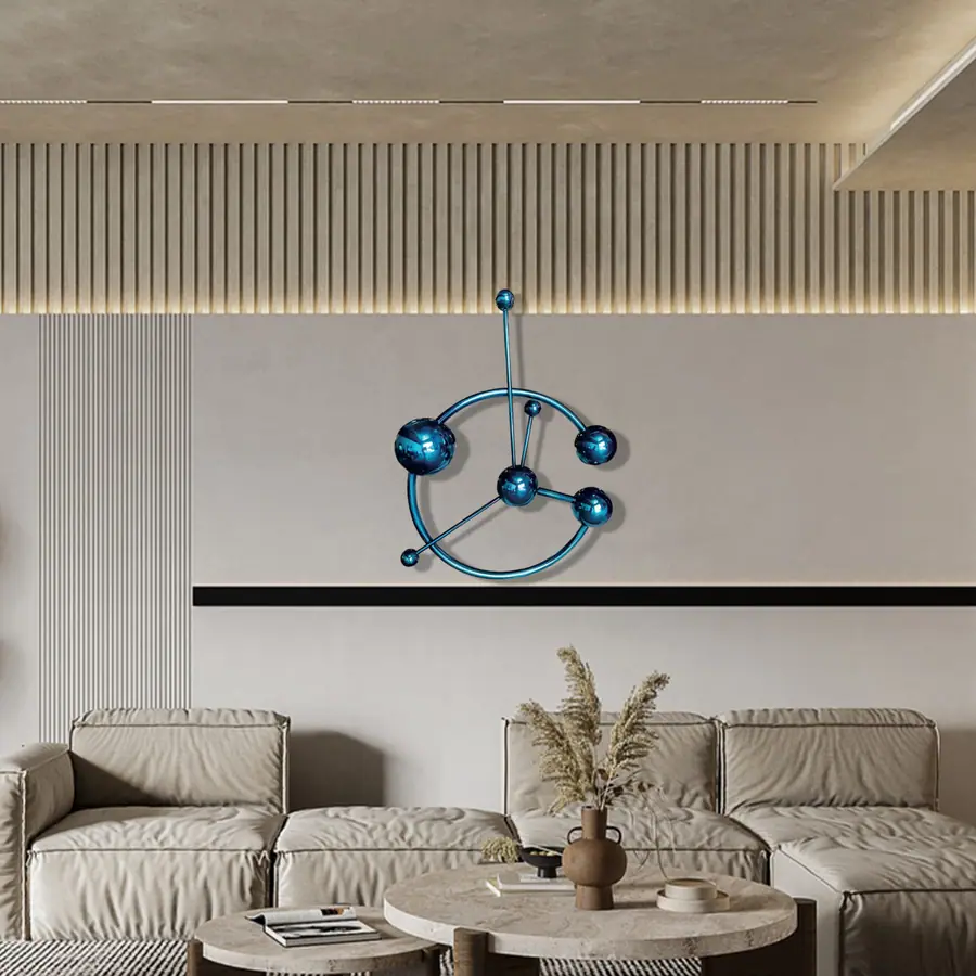 Stainless steel sculpture wall art