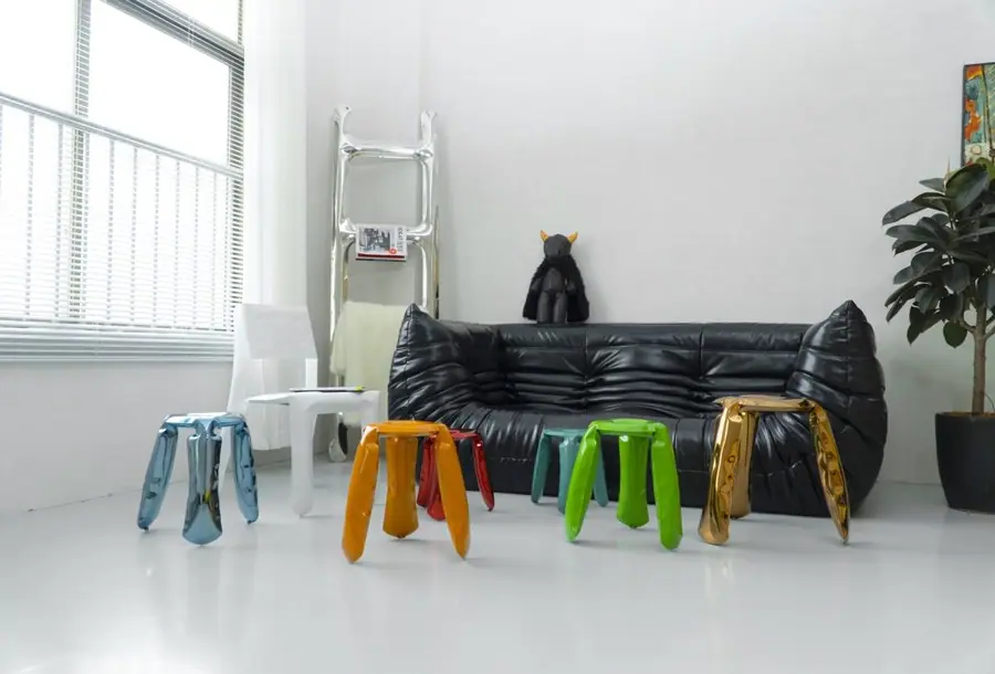 304 stainless steel inflatable stool (2)