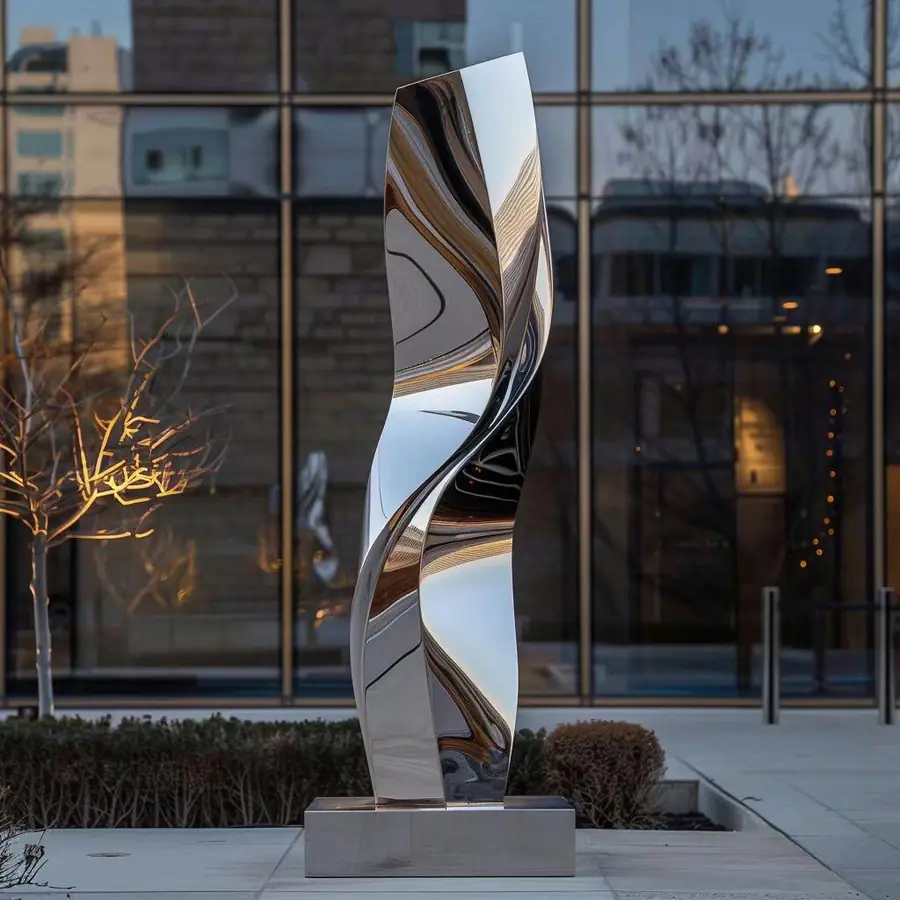 Stainless Steel Abstract Sculpture