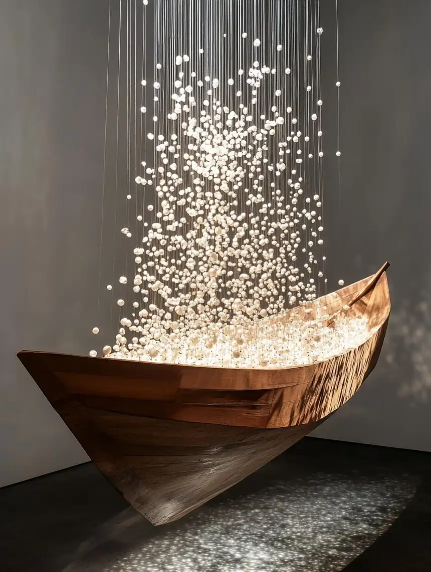 Boat-shaped decorations