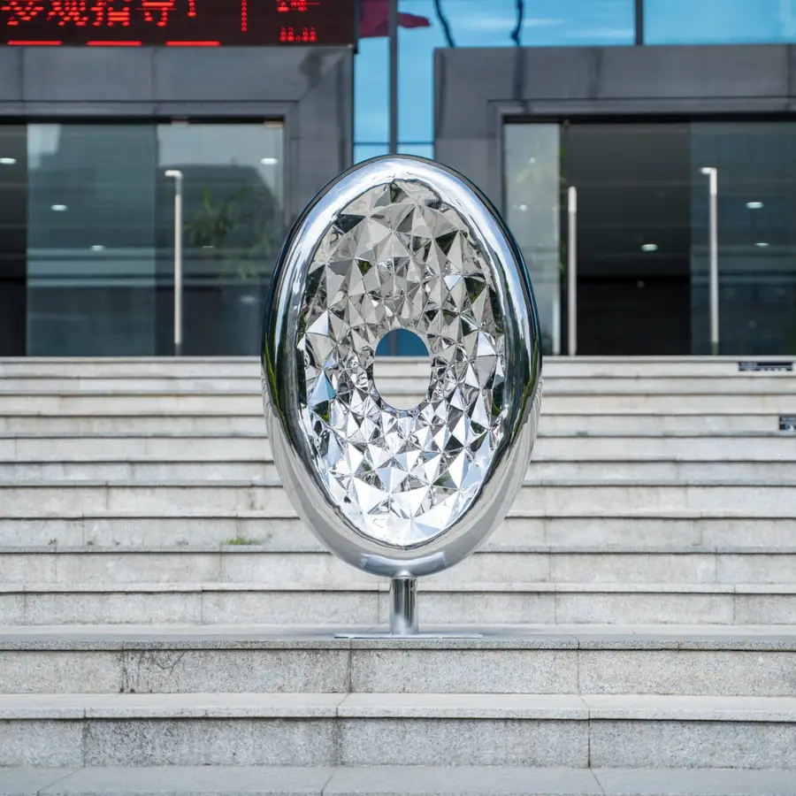 Stainless Steel Abstract Sculpture