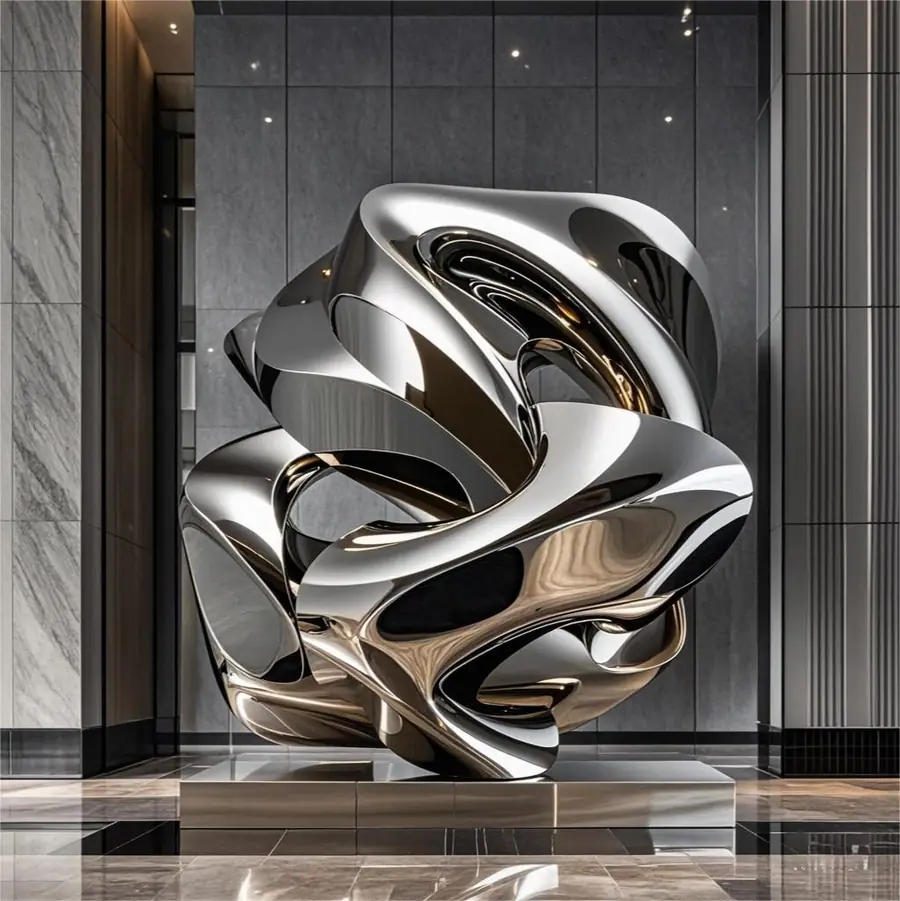 The Unique Charm of Stainless Steel Sculpture in Hotel Design