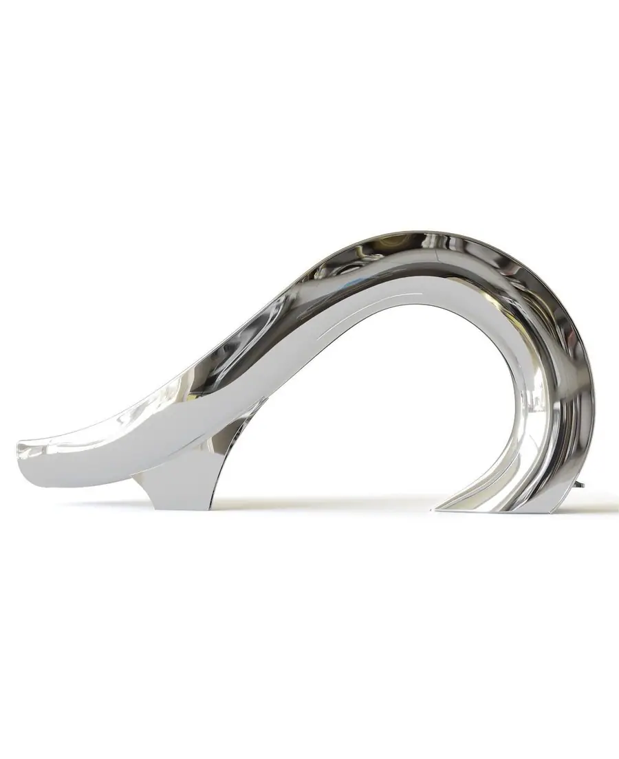 Luxury Stainless Steel Pool Slide