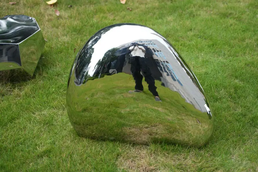 Stainless Steel Stone Sculpture